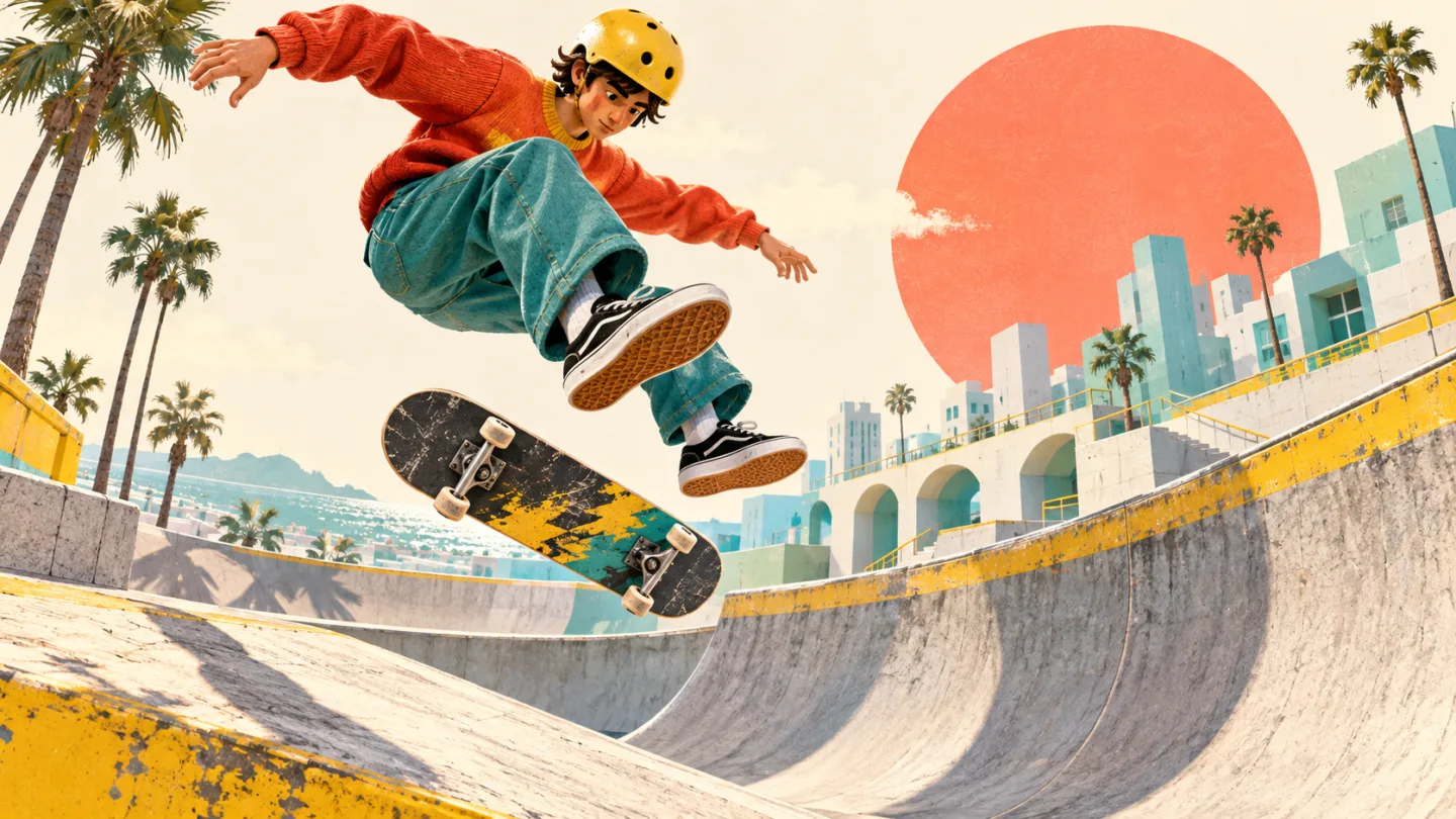 Kickflip Rush concept artwork